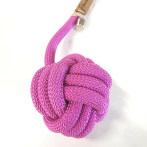giocattolo per cani con corda da arrampicata rosa