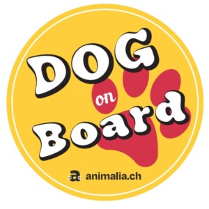 Autoaufkleber: «Hund an Bord»